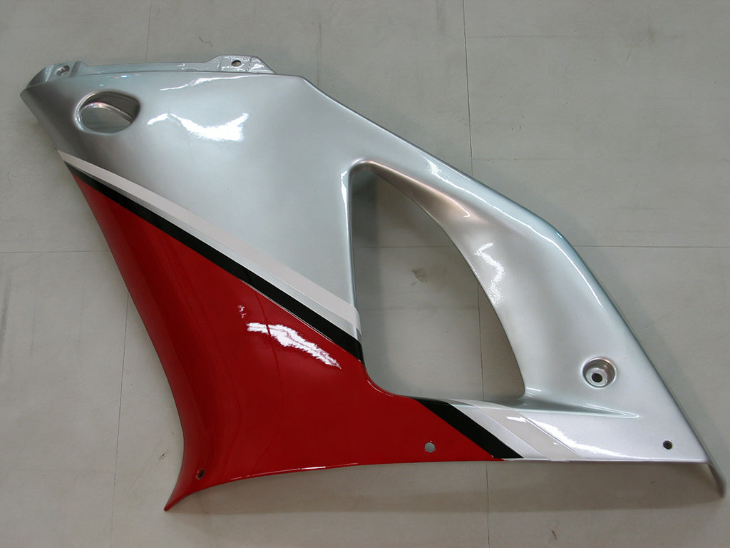 Amotopart 1998-1999 Yamaha YZF 1000 R1 Red&Sliver Fairing Kit