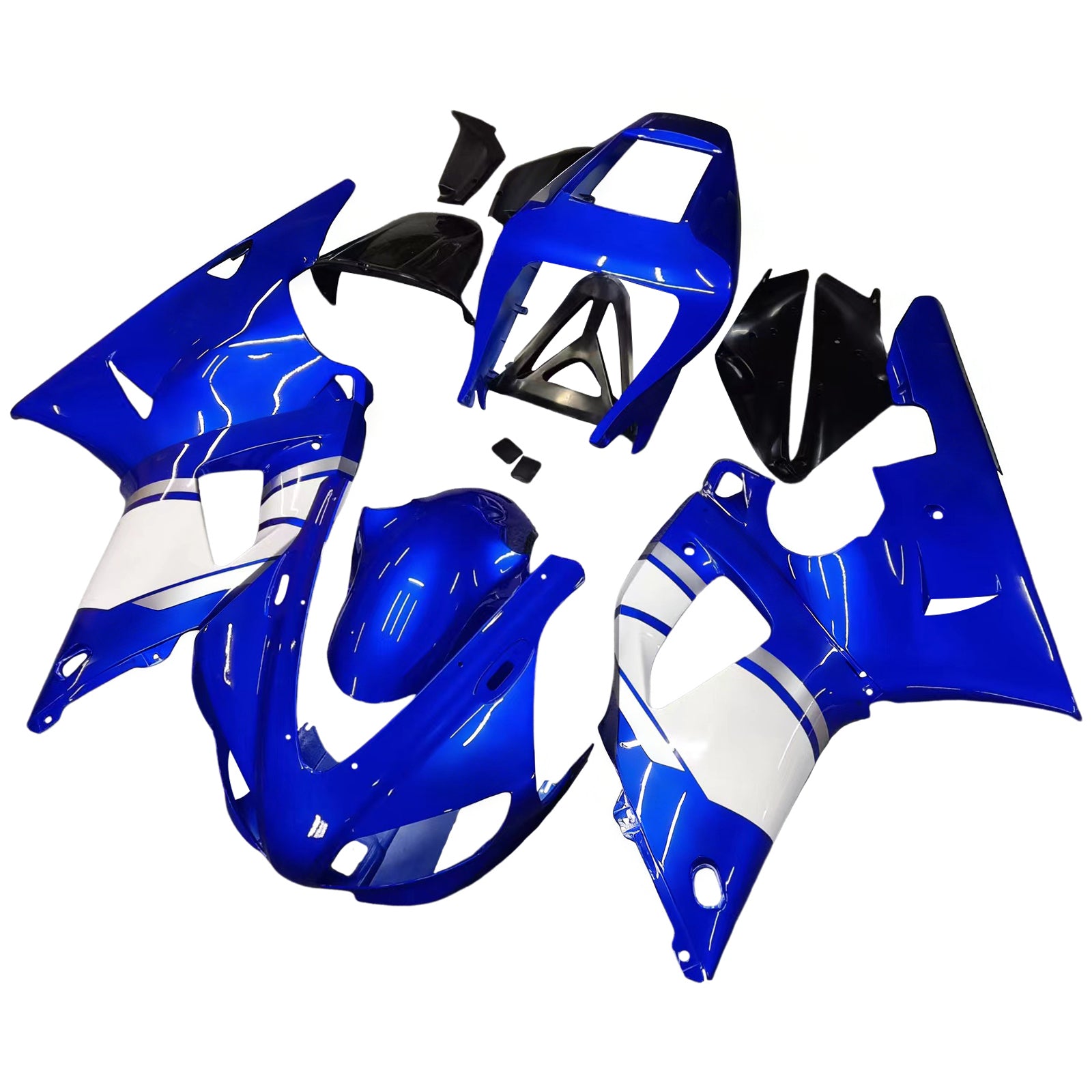 Amotopart 1998-1999 Yamaha R1 Fairing Blue Kit