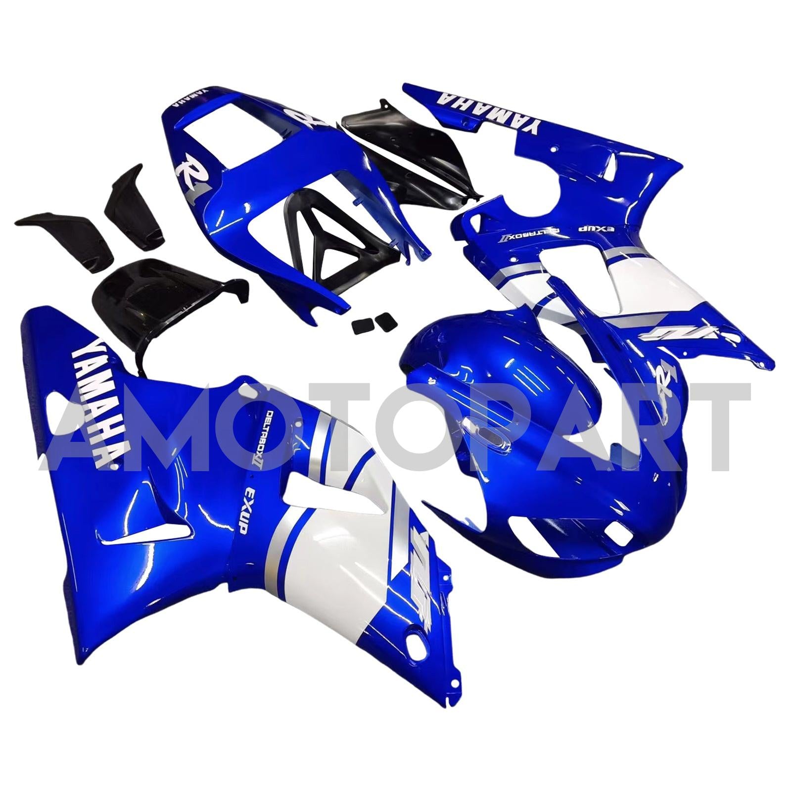 Amotopart 1998-1999 Yamaha R1 Fairing Blue Kit