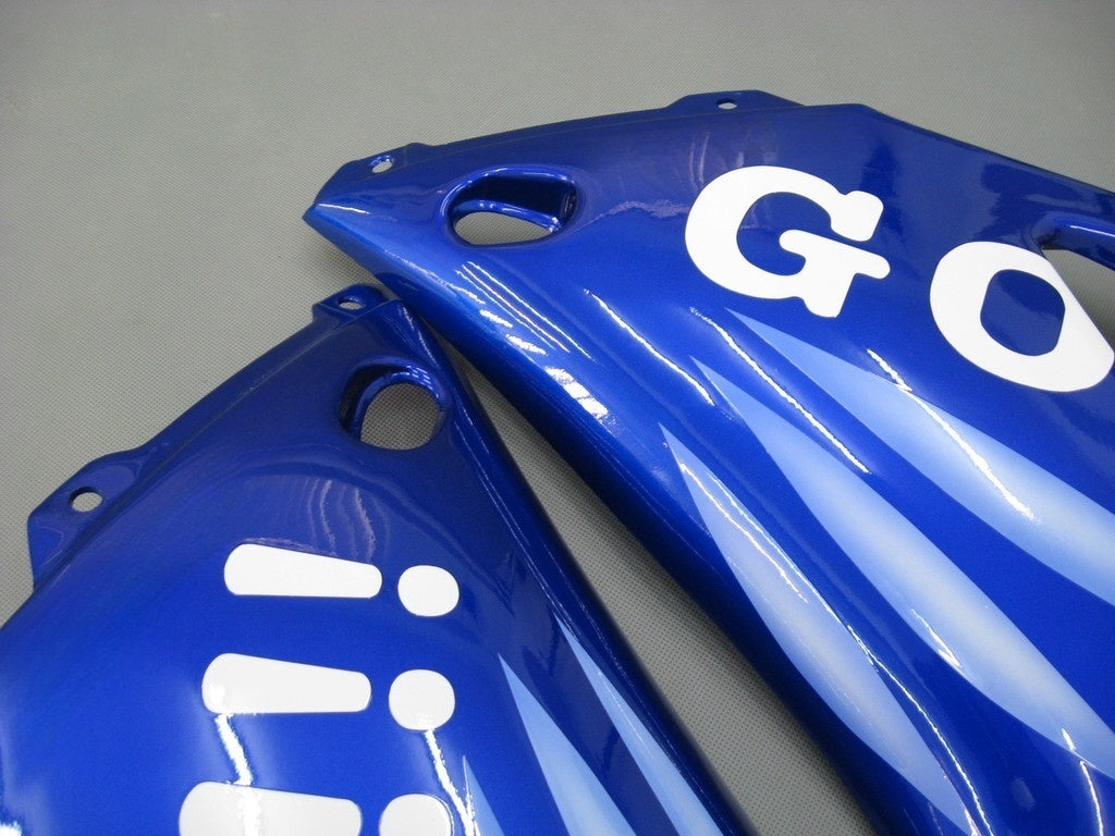 Amotopart 1998–1999 Yamaha YZF 1000 R1 Blau&Verkleidungssatz im Stil 1 mit weißen Logos