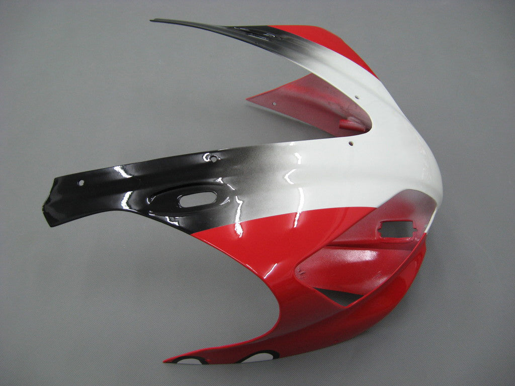 Amotopart 1998-1999 Yamaha YZF 1000 R1 Red & White Logos Fairing Kit