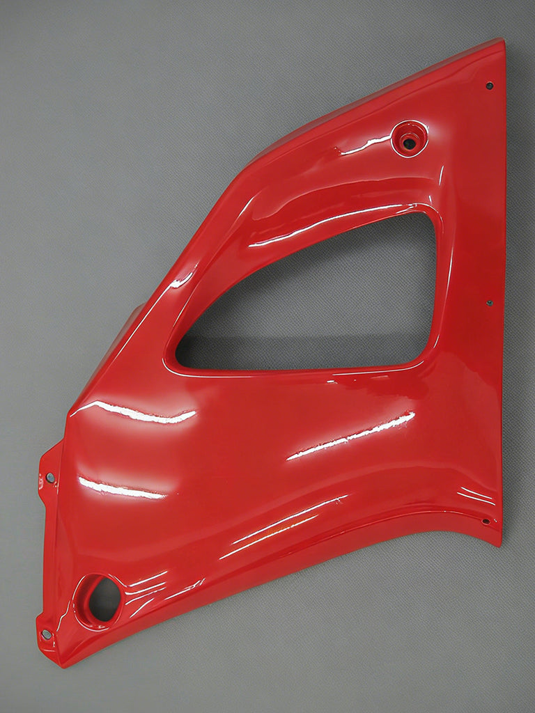 Amotopart 1998-1999 Yamaha YZF 1000 R1 Red & White Logos Fairing Kit