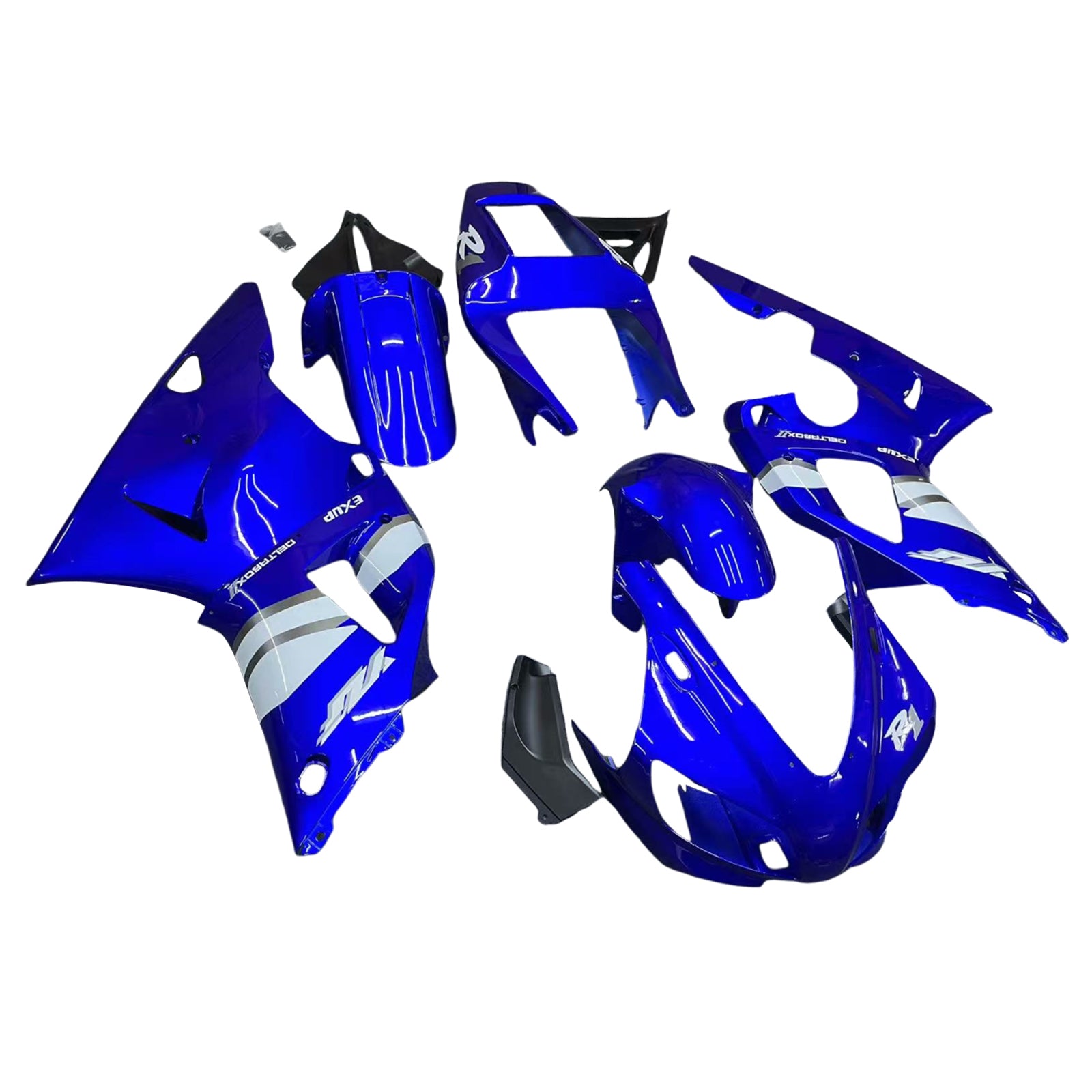 Amotopart 1998-1999 Yamaha YZF-R1 Blue Fairing Kit