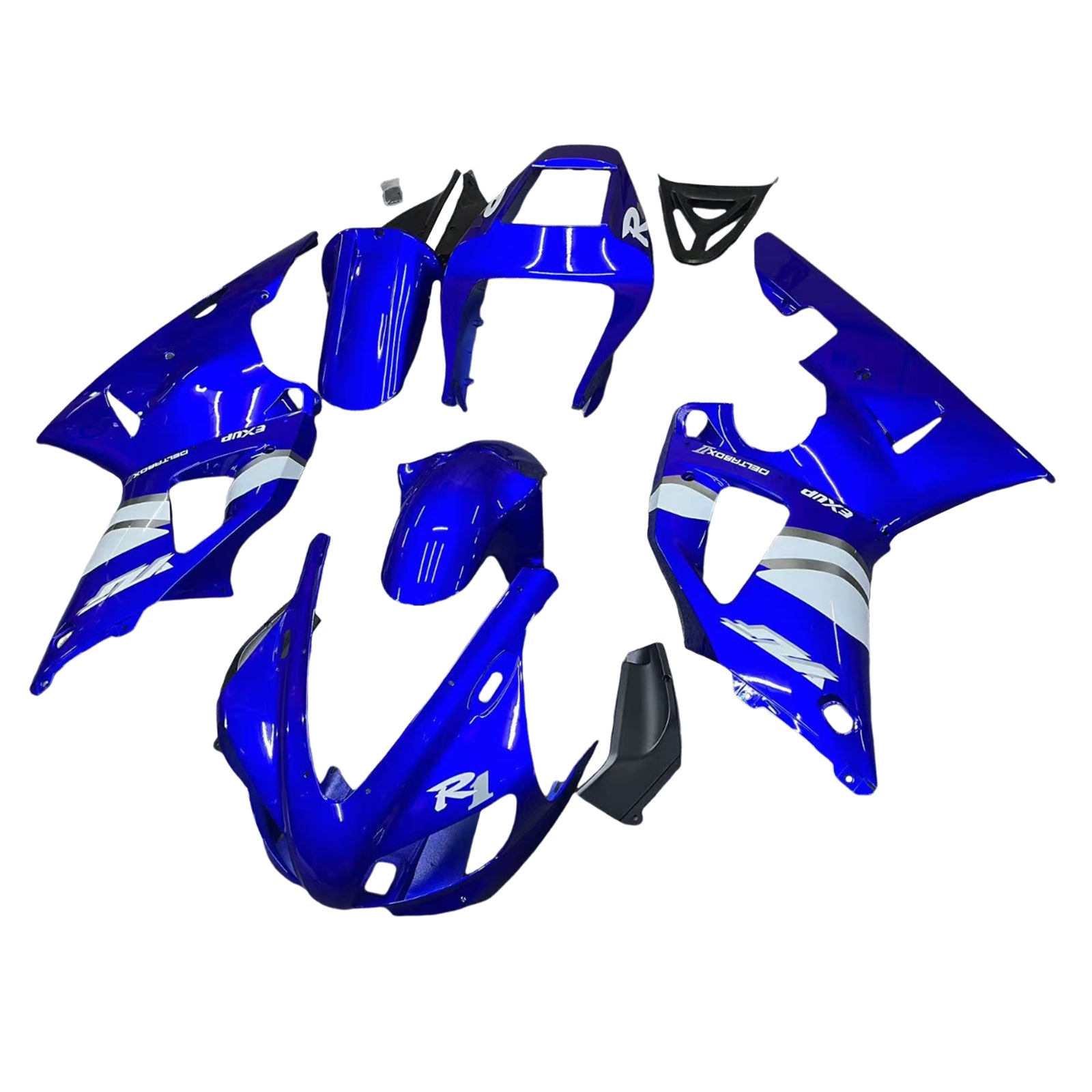 Amotopart 1998-1999 Yamaha YZF-R1 Blue Fairing Kit