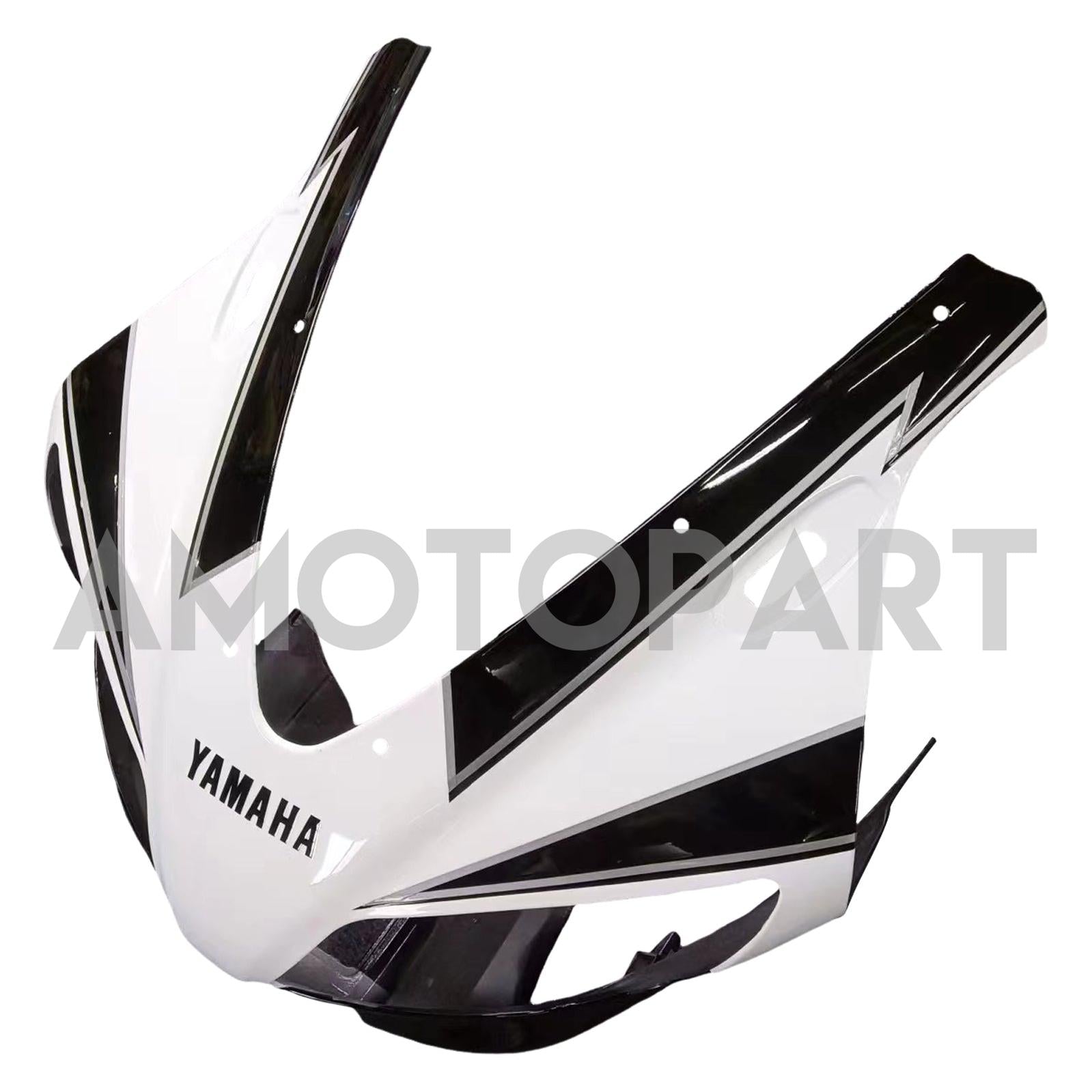 Amotopart Yamaha 1998-1999 YZF 1000 R1 White Mix Black Fairing Kit