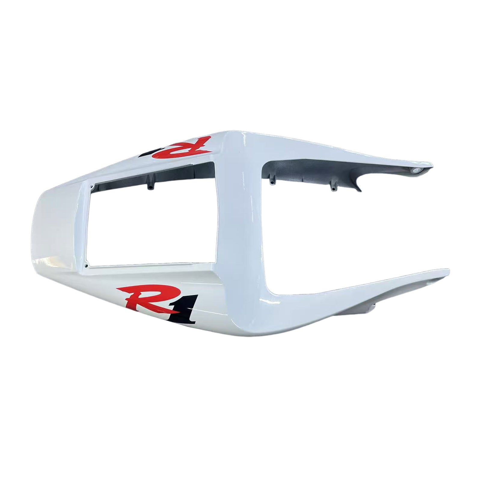 Carenado Amotopart para Yamaha R1 1998-1999, fibra de carbono, negro y rojo.&WKit blanco