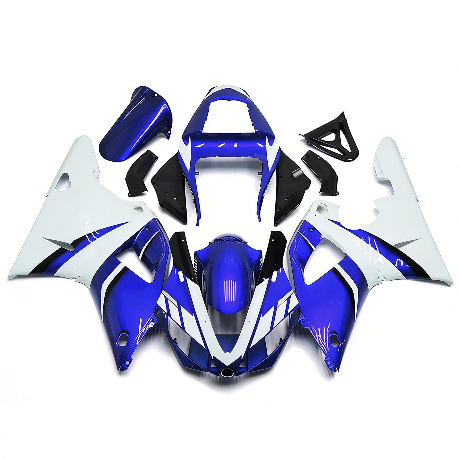 Amotopart 1998-1999 Kit carena Yamaha YZF 1000 R1 Blu&Bianco Style2