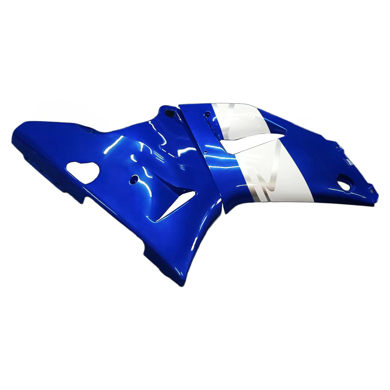 Amotopart 1998-1999 Yamaha YZF 1000 R1 Blue&White Style5 Fairing Kit