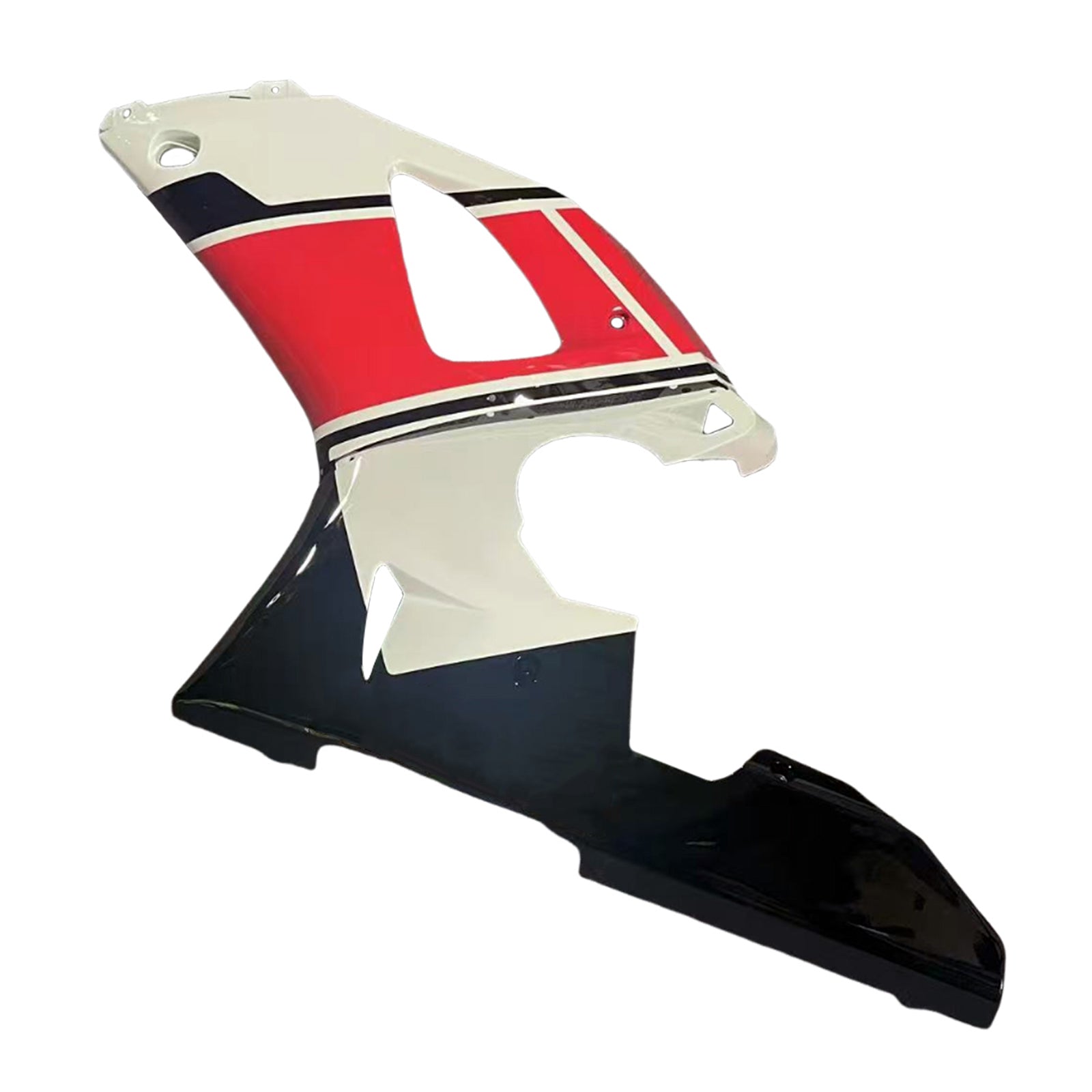 Amotopart 1998-1999 Yamaha YZF 1000 R1 Red & White Style3 Fairing Kit