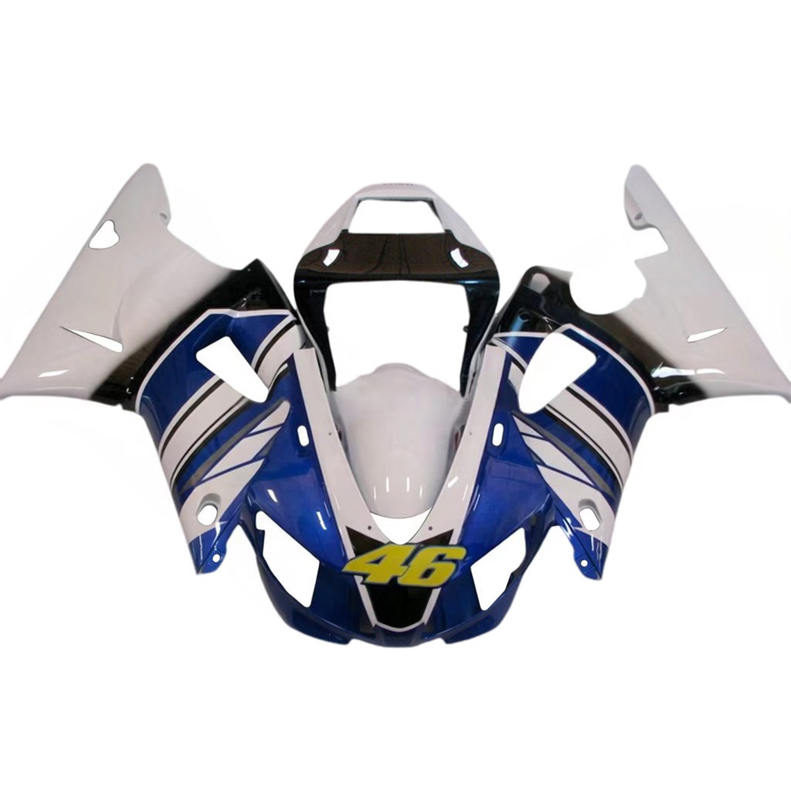 Amotopart 1998-1999 Kit carena Yamaha YZF 1000 R1 Nero Blu Bianco