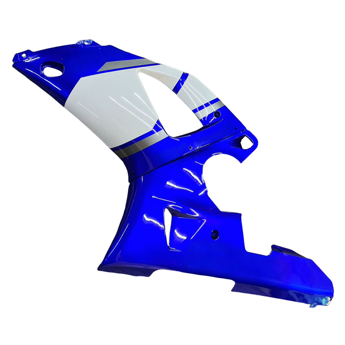 Amotopart 2000-2001 Yamaha YZF 1000 R1 Blue&White Style3 Fairing Kit