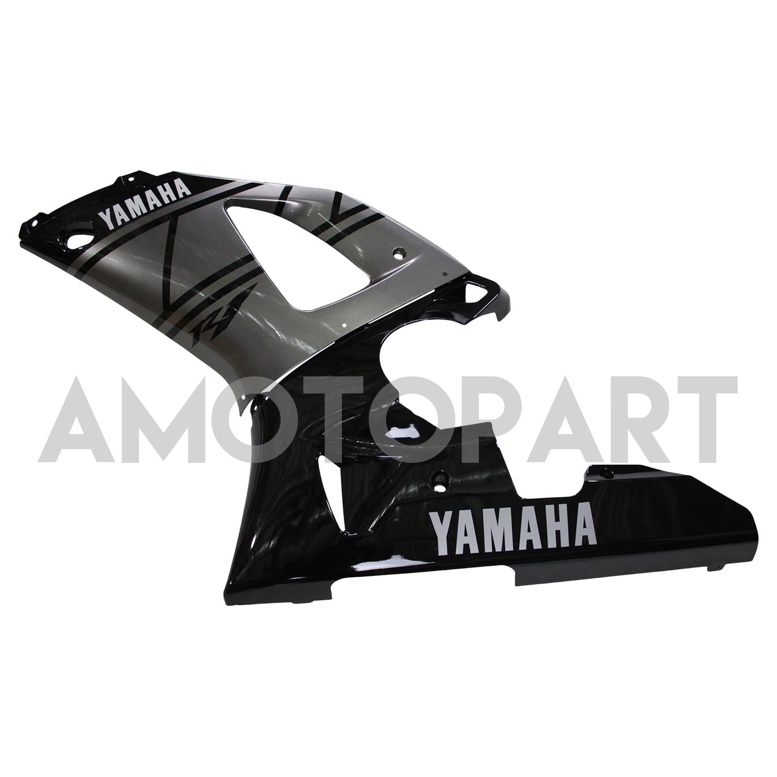 Amotopart 2000-2001 YZF 1000 R1 Yamaha Black&Grey Fairing Kit