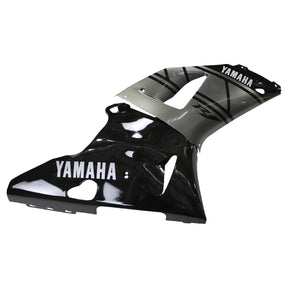 Amotopart 2000-2001 YZF 1000 R1 Yamaha Black&Grey Fairing Kit