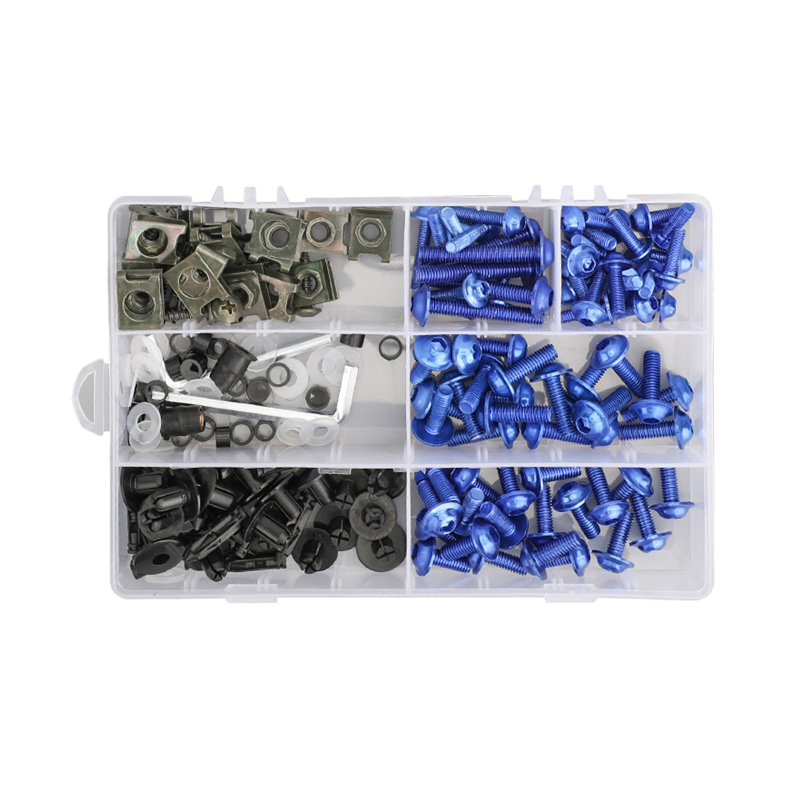 Amotopart 2000-2001 YZF 1000 R1 Yamaha Blue&White Style3 Fairing Kit