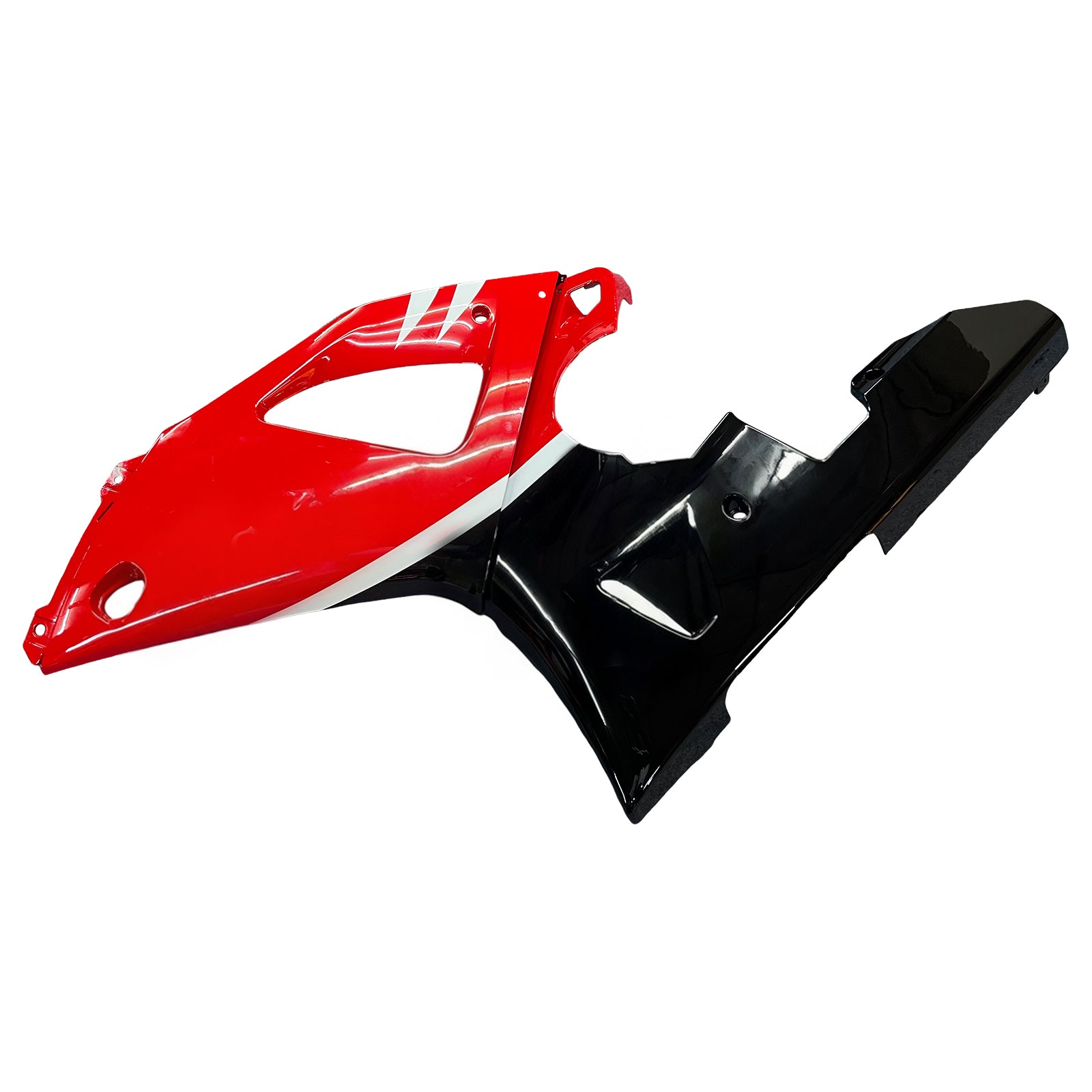 Amotopart 2000-2001 YZF 1000 R1 Yamaha Red & Black Style 1 Fairing Kit