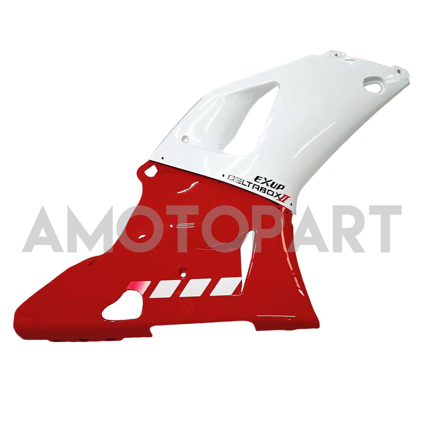 Amotopart 2000-2001 Yamaha YZF 1000 R1 White Red Fairing Kit