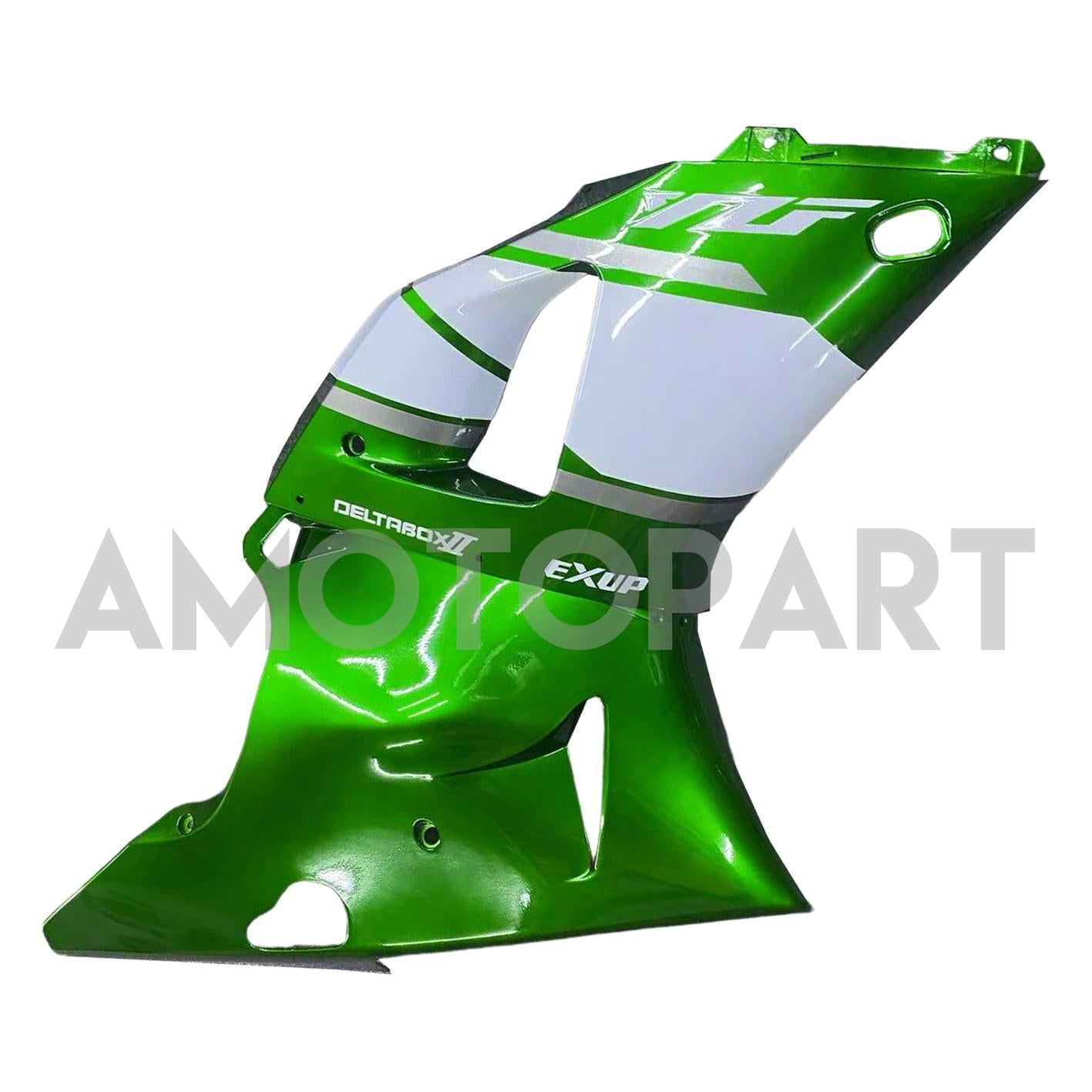 Amotopart 2000-2001 Yamaha YZF 1000 R1 Green White Fairing Kit