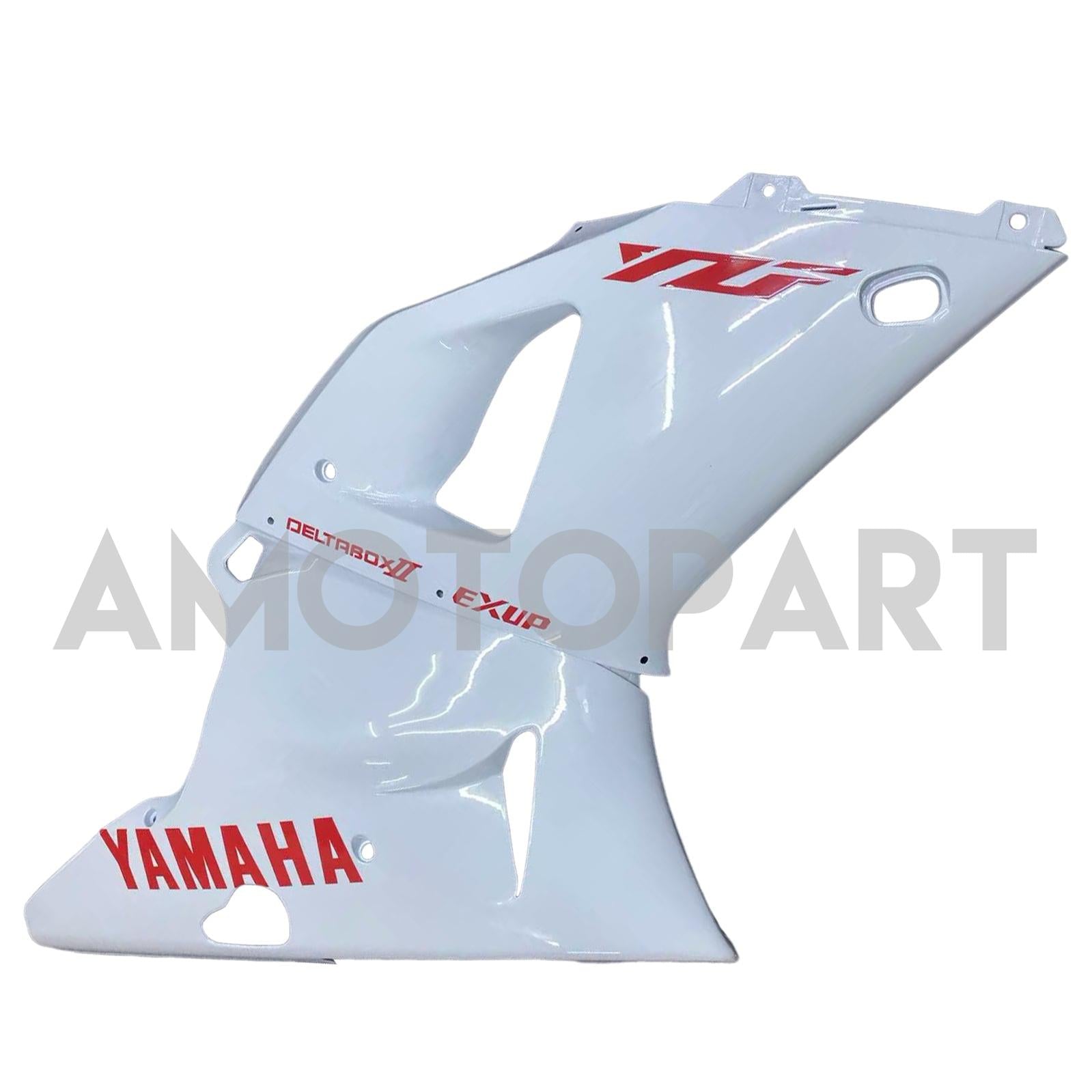 Amotopart 2000-2001 Yamaha YZF 1000 R1 Glossy White Fairing Kit