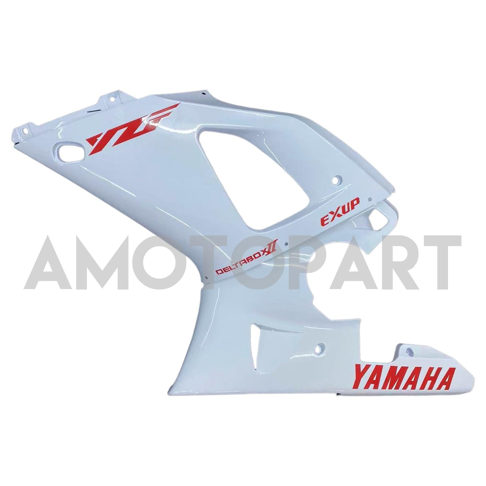 Amotopart 2000-2001 Yamaha YZF 1000 R1 Glossy White Fairing Kit