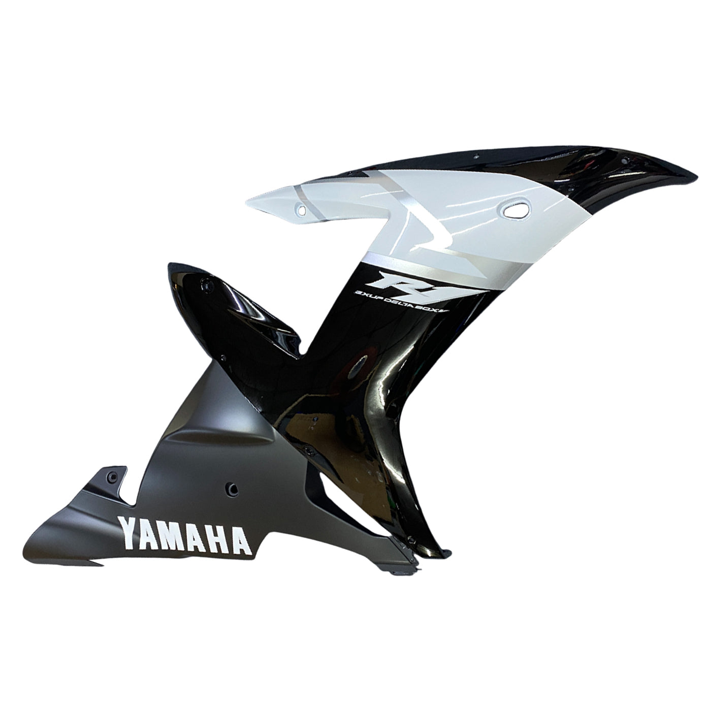 Amotopart 2002–2003 Yamaha YZF 1000 R1 Schwarz-Weiß-Verkleidungsset