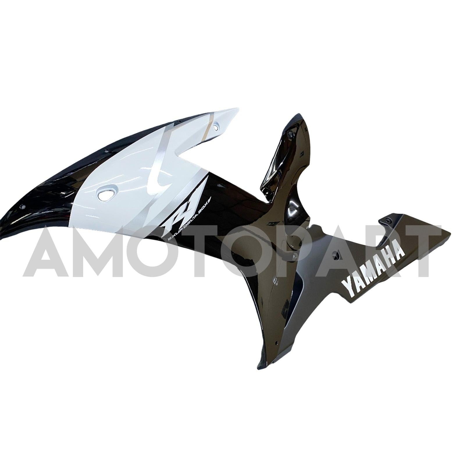 Amotopart 2002-2003 Yamaha YZF 1000 R1 Black&White Fairing Kit