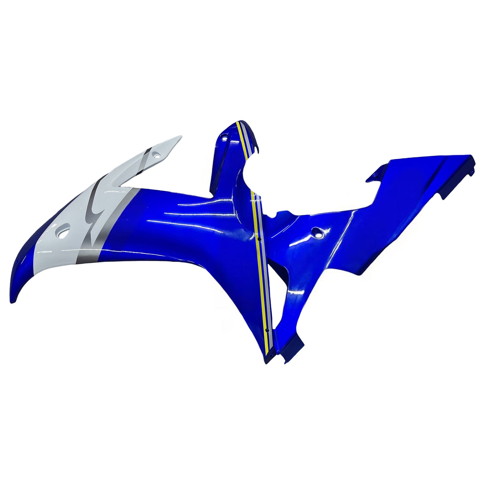 Amotopart 2002-2003 Yamaha YZF 1000 R1 Azul y Blanco Style2 Kit de carenado