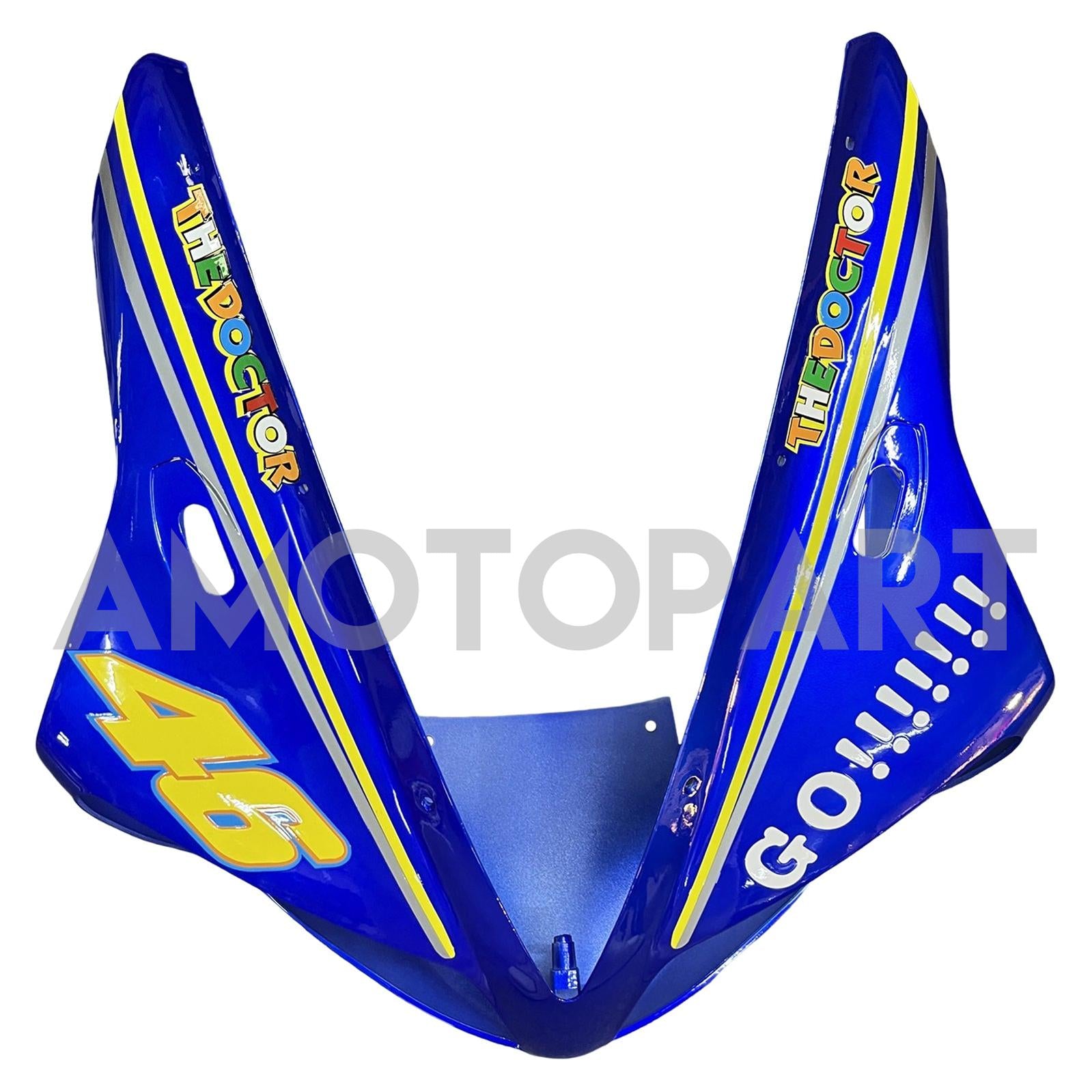 Amotopart 2002-2003 Yamaha YZF 1000 R1 Blue&White Style2 Fairing Kit