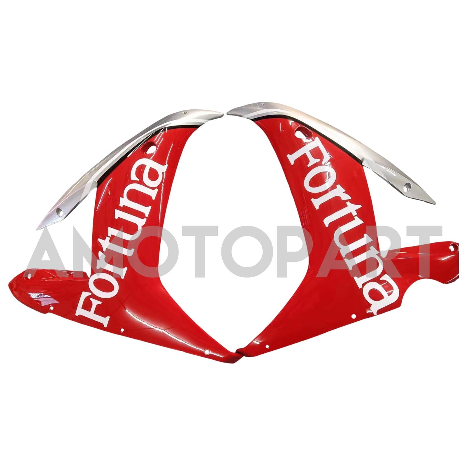 Amotopart 2002-2003 Yamaha YZF 1000 R1 Red & Silver Fairing Kit