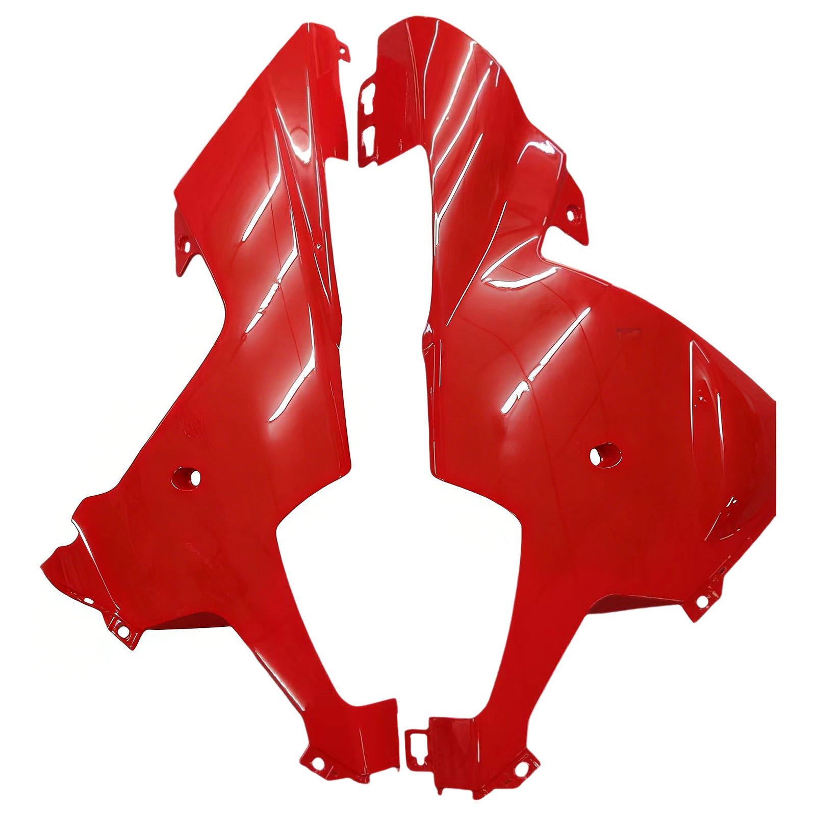 Amotopart 2002-2003 Yamaha YZF 1000 R1 Rouge&Kit de carénage argenté