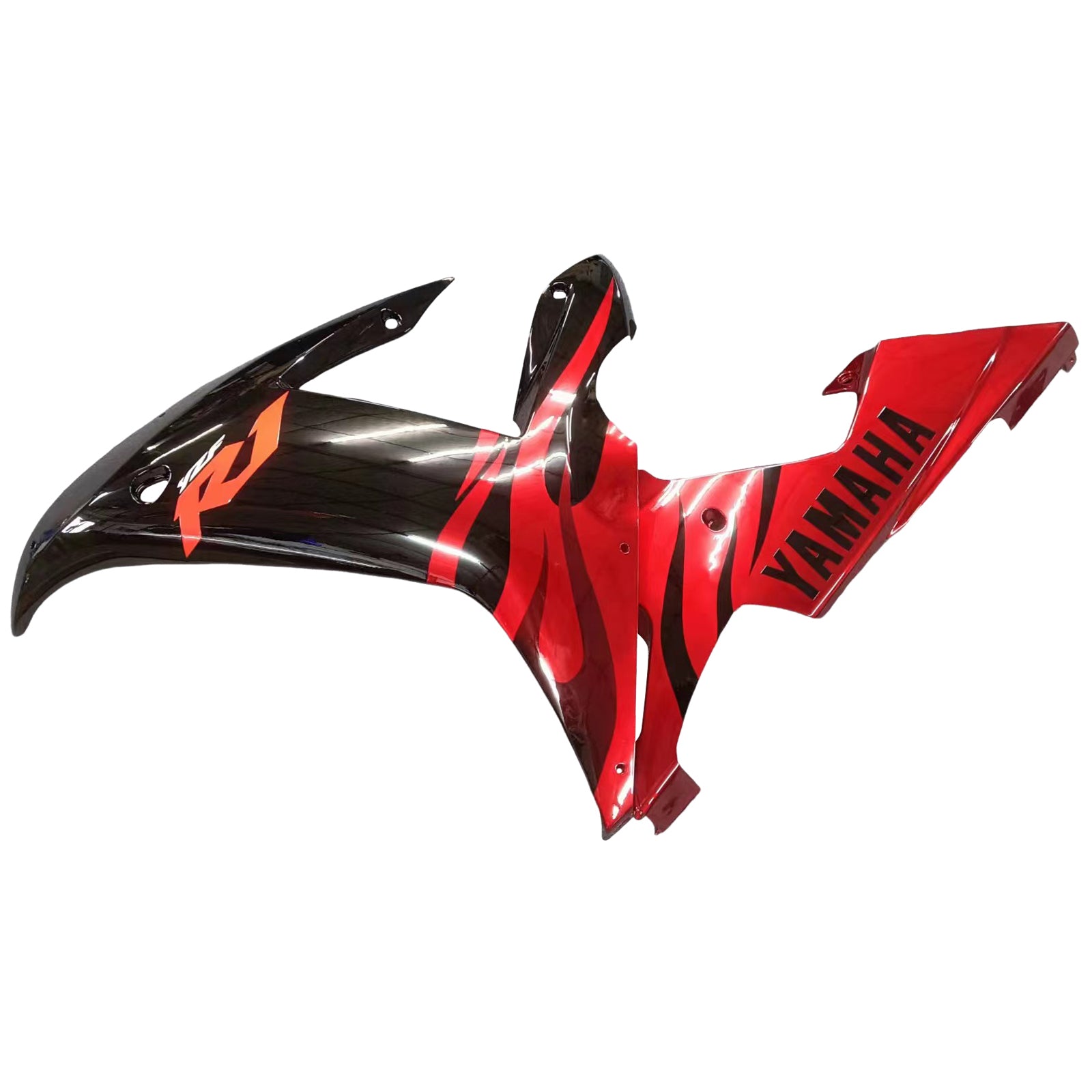 Amotopart 2002-2003 Yamaha YZF-R1 Kit de carénage rouge et noir