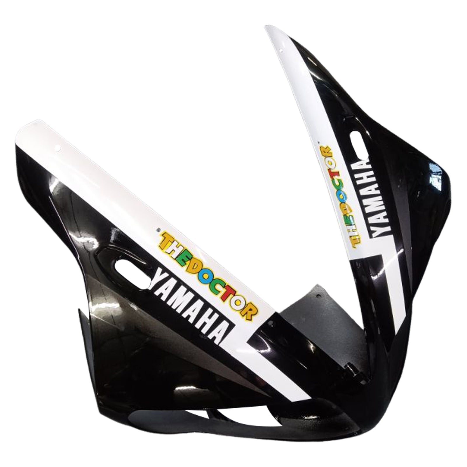 Amotopart Yamaha 2002-2003 YZF 1000 R1 White Black Logo Fairing Kit