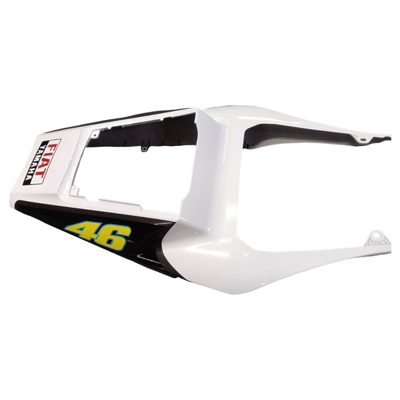 Amotopart Yamaha 2002-2003 YZF 1000 R1 White Black Logo Fairing Kit