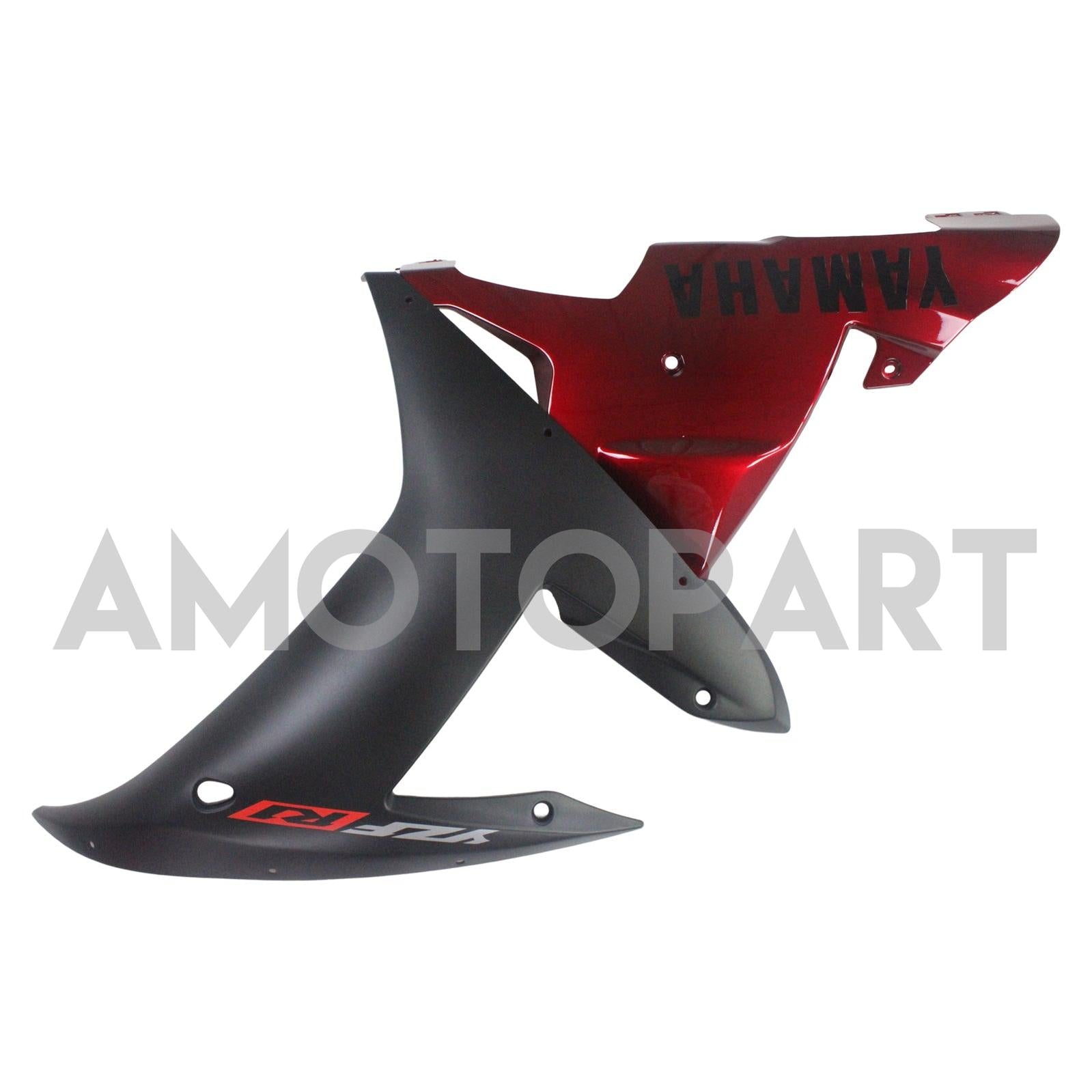 Amotopart 2002-2003 Yamaha R1 Fairing G-Red&Black Kit
