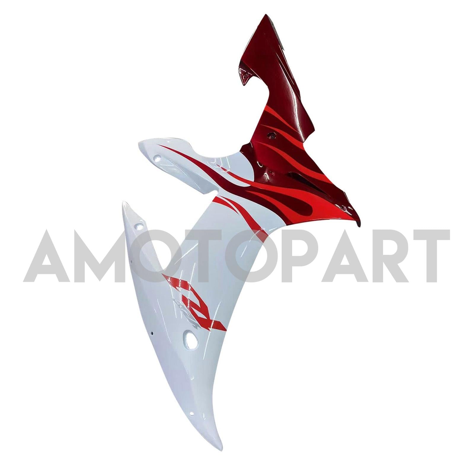 Amotopart 2002-2003 Yamaha YZF-R1 White&Red Fairing Kit