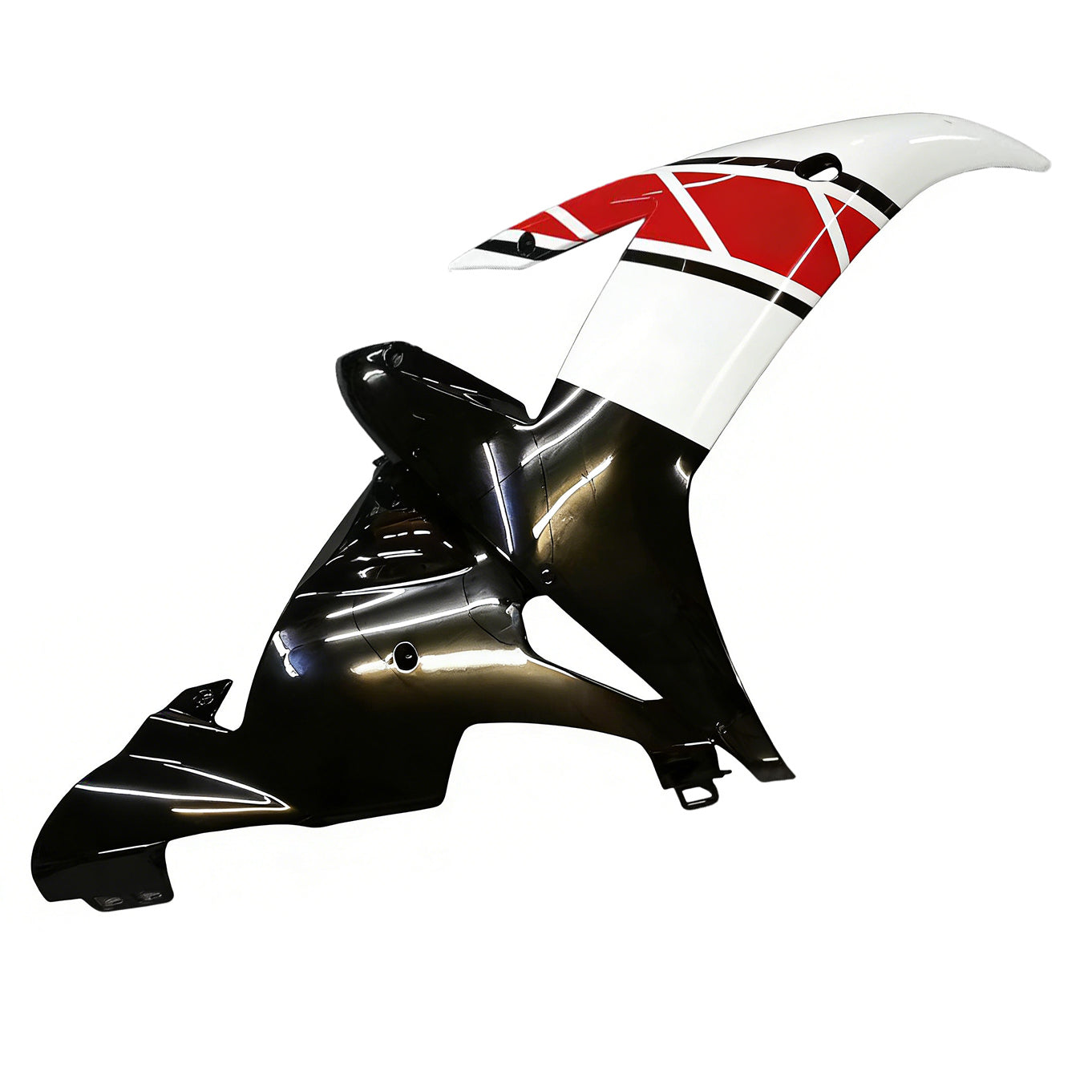 Amotopart 2002-2003 Yamaha YZF-R1 Rød og hvid stil2 Fairing Kit