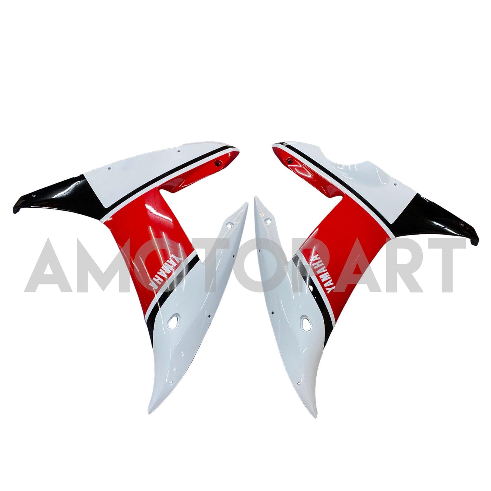 Amotopart 2002-2003 YZF-R1 Yamaha Black&Red Style4 Fairing Kit