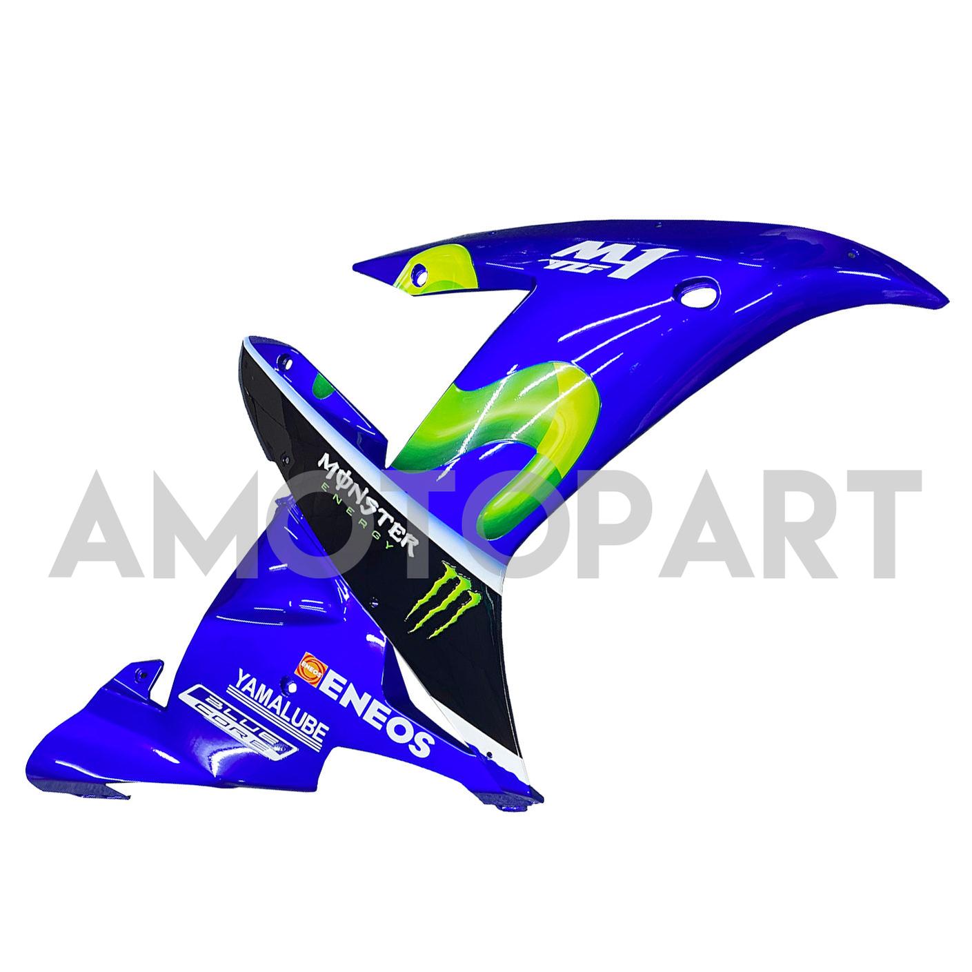 Amotopart 2002-2003 YZF-R1 Yamaha Blue&Yellow Style2 Fairing Kit