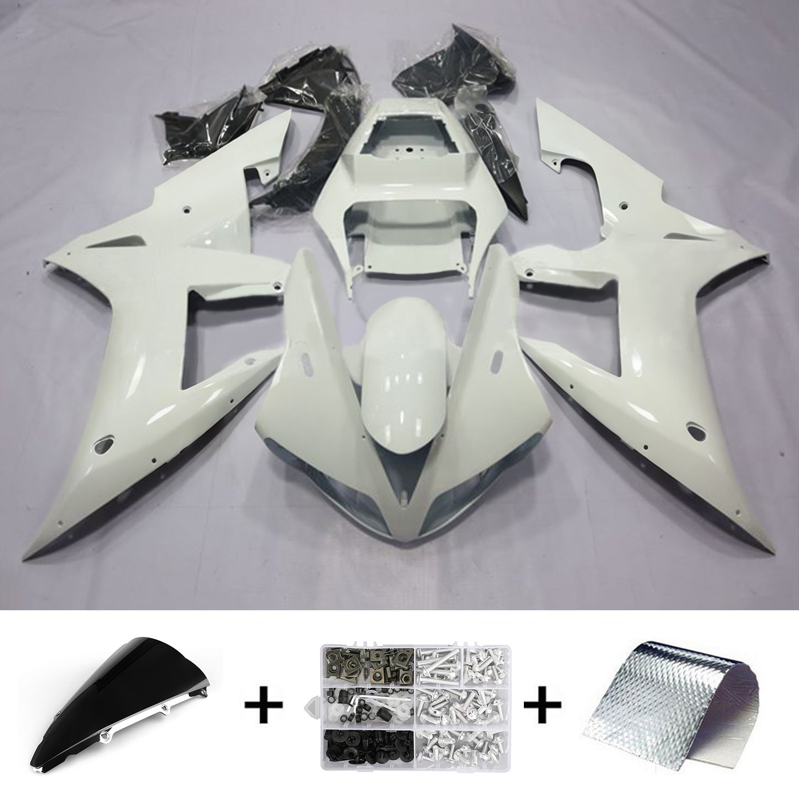 Amotopart 2002-2003 YZF-R1 Yamaha Beige Fairing Kit