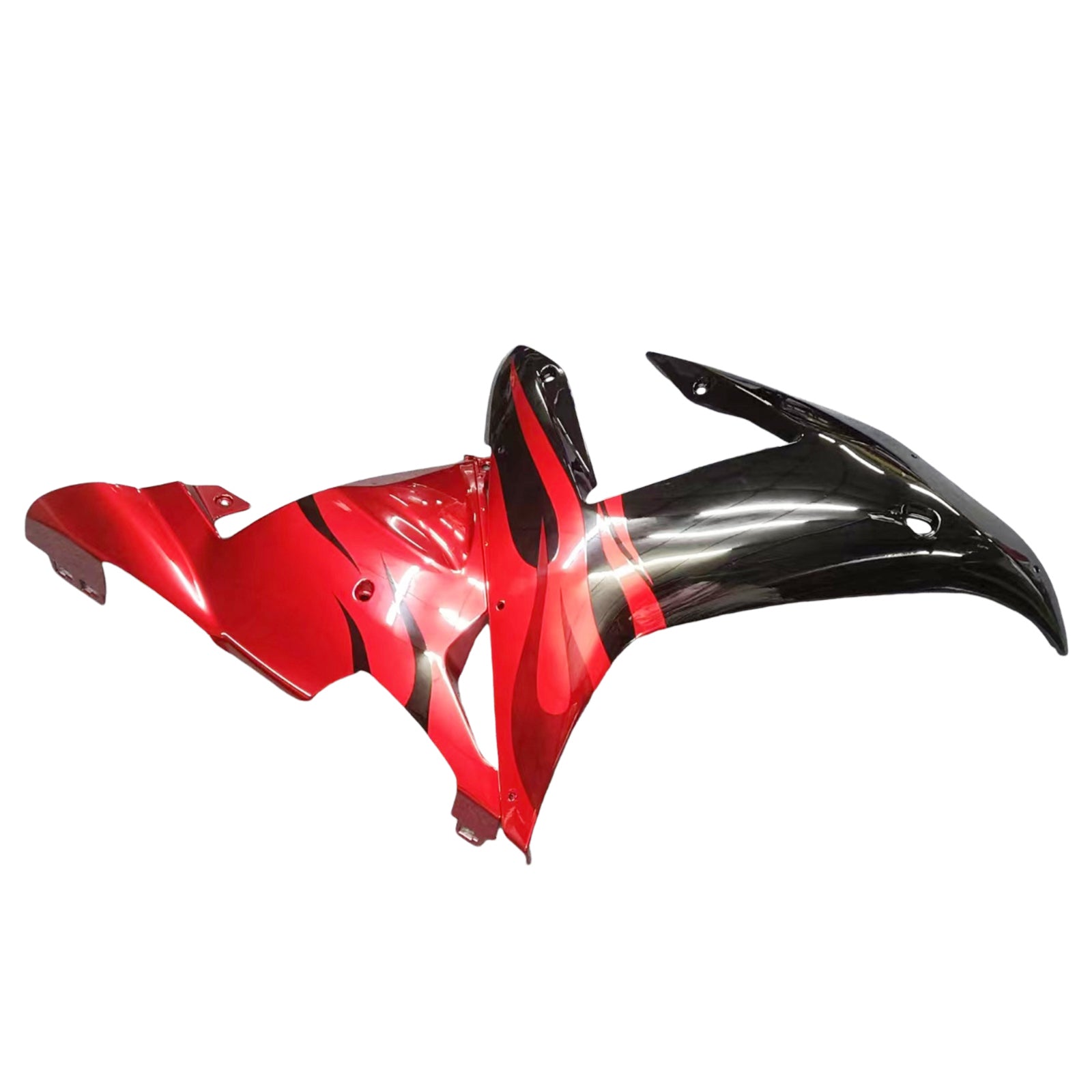 Amotopart 2002-2003 YZF-R1 Yamaha Black&Red Style1 Fairing Kit