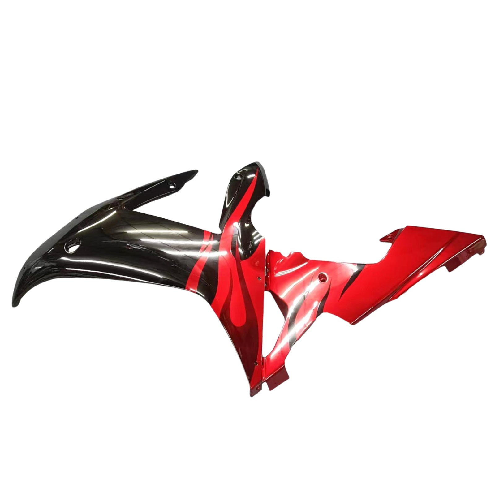 Amotopart 2002-2003 YZF-R1 Yamaha Black&Red Style1 Fairing Kit