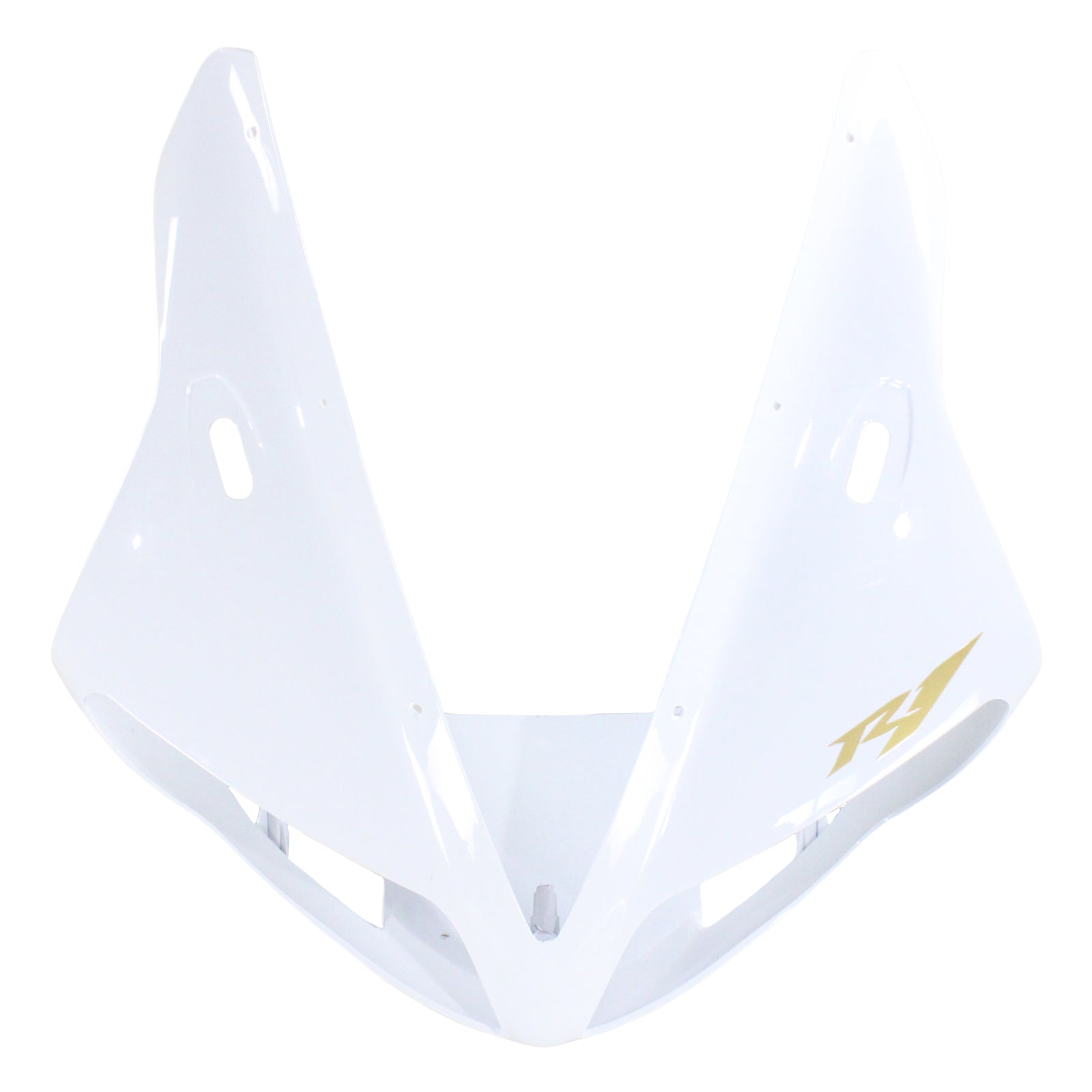 Amotopart Yamaha 2002-2003 YZF 1000 R1 White Golden Logo Fairing Kit