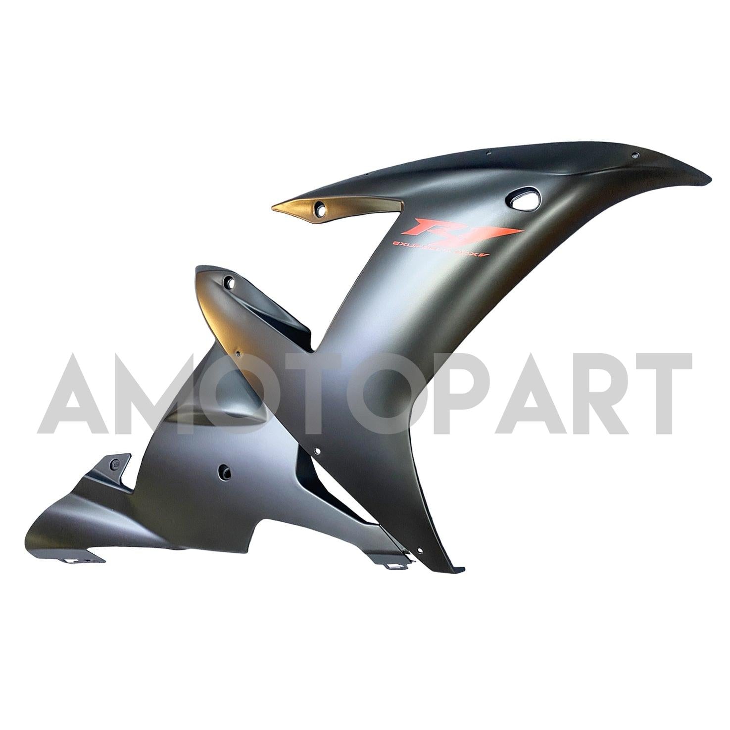 Amotopart Yamaha 2002-2003 YZF 1000 R1 Matte Black Fairing Kit