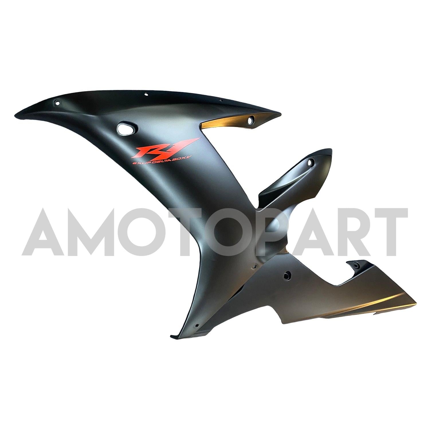 Amotopart Yamaha 2002-2003 YZF 1000 R1 Matte Black Fairing Kit