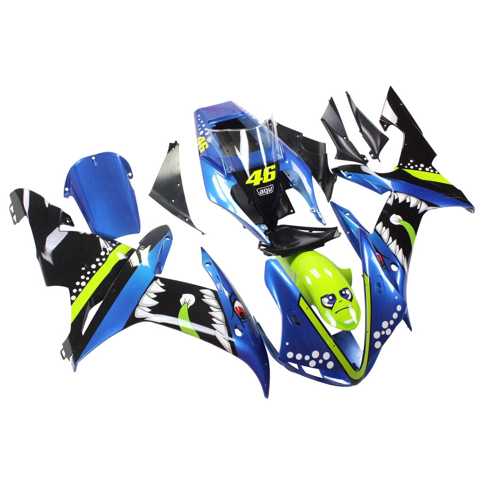 Amotopart Yamaha 2002-2003 YZF 1000 R1 Cartoon Fairing Kit