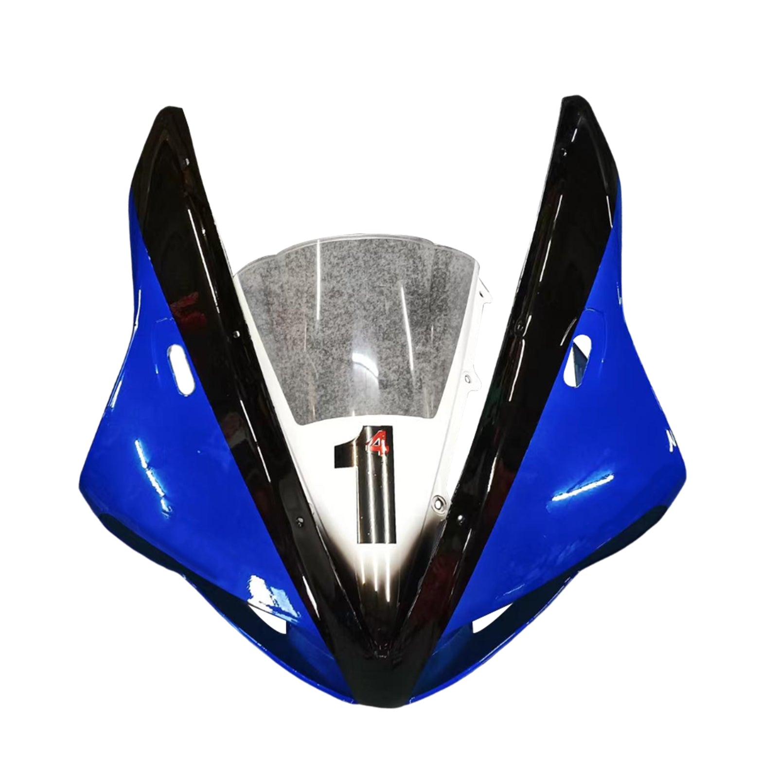 Amotopart 2002-2003 Yamaha YZF R1 Kit de carenagem azul preto