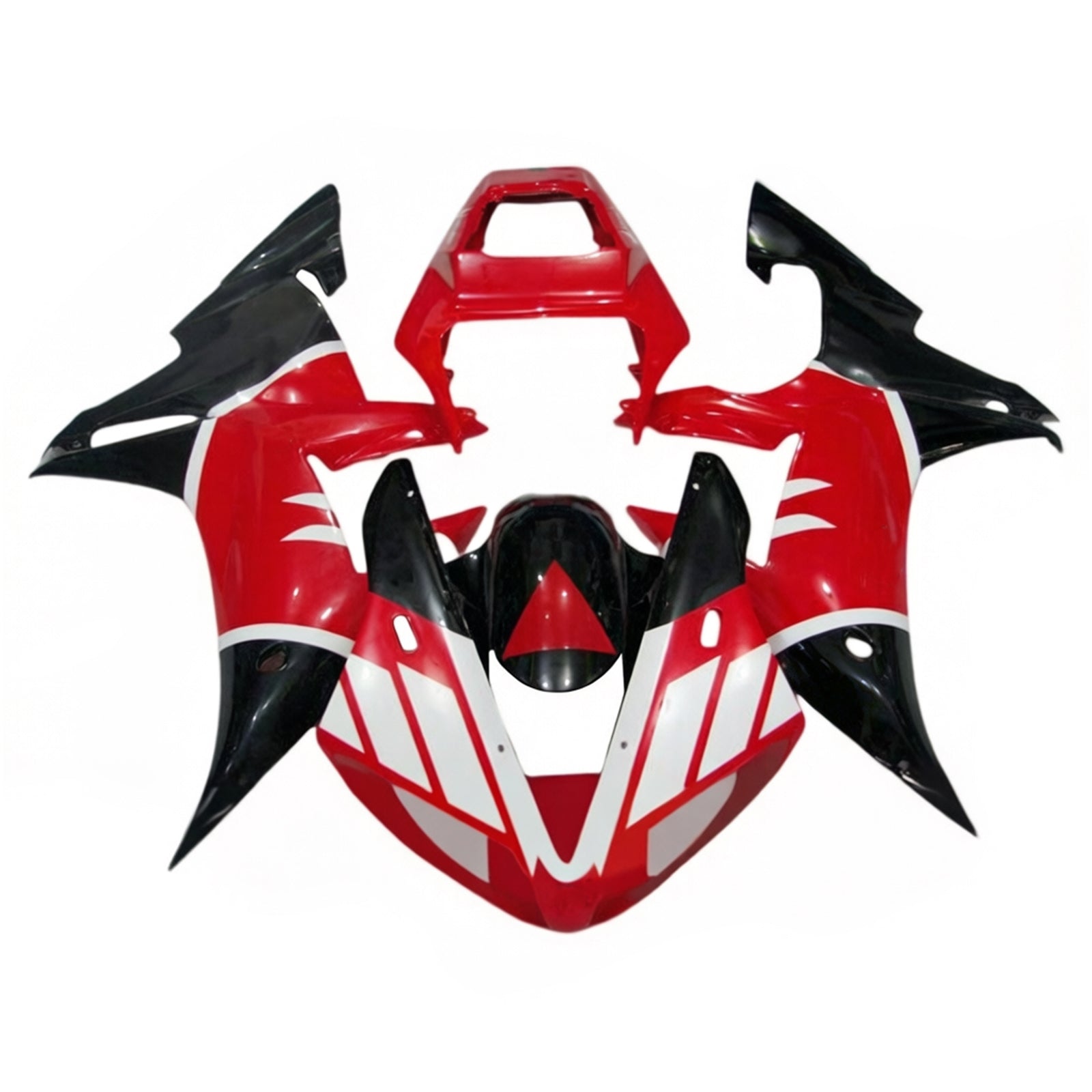 Amotopart 2002-2003 Yamaha YZF R1 White Black Red Fairing Kit