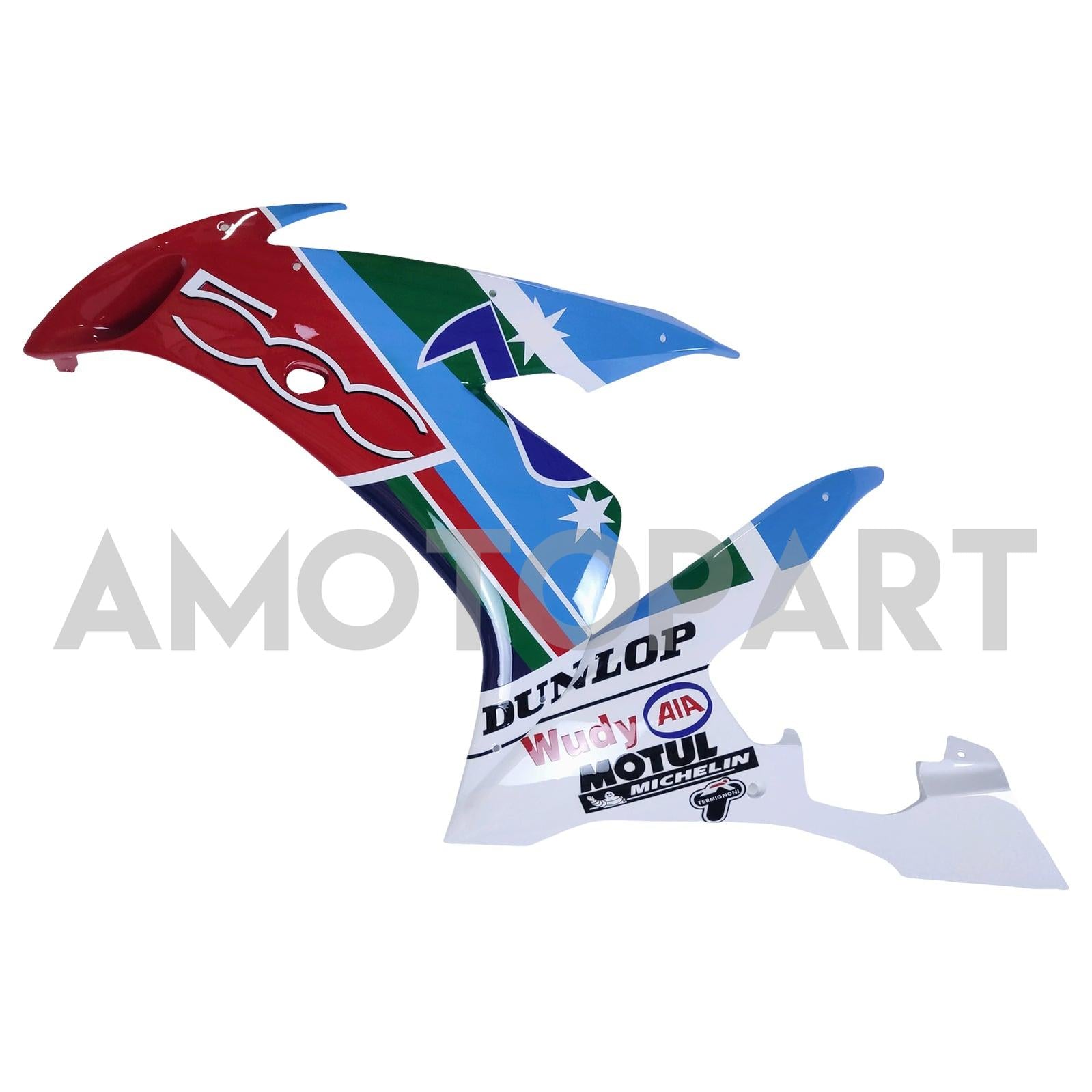 Amotopart Yamaha 2004-2006 YZF 1000 R1 White Golden Logos Fairing Kit