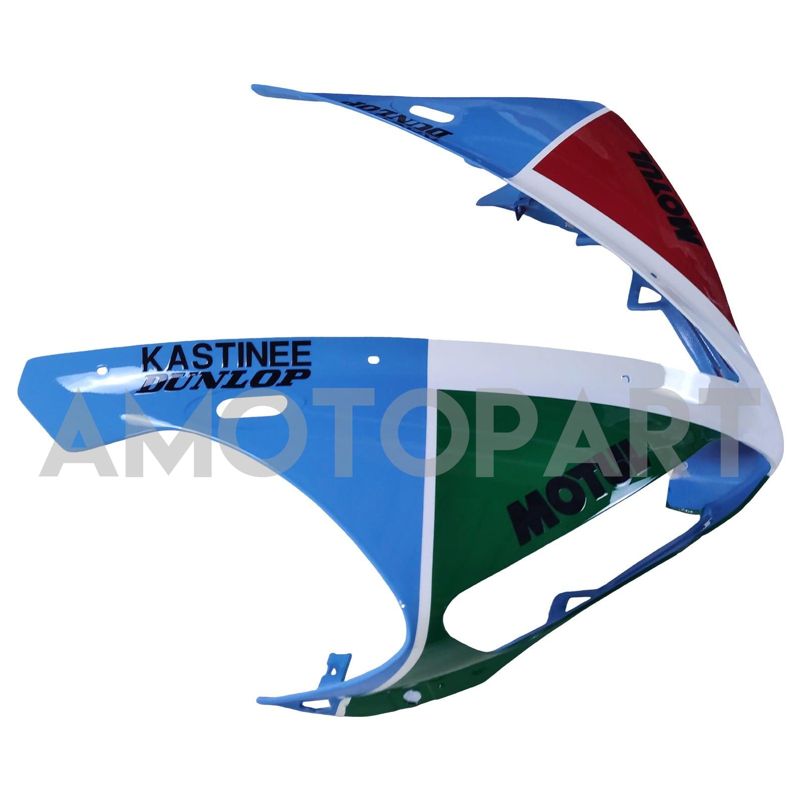 Amotopart Yamaha 2004-2006 YZF 1000 R1 White Golden Logos Fairing Kit