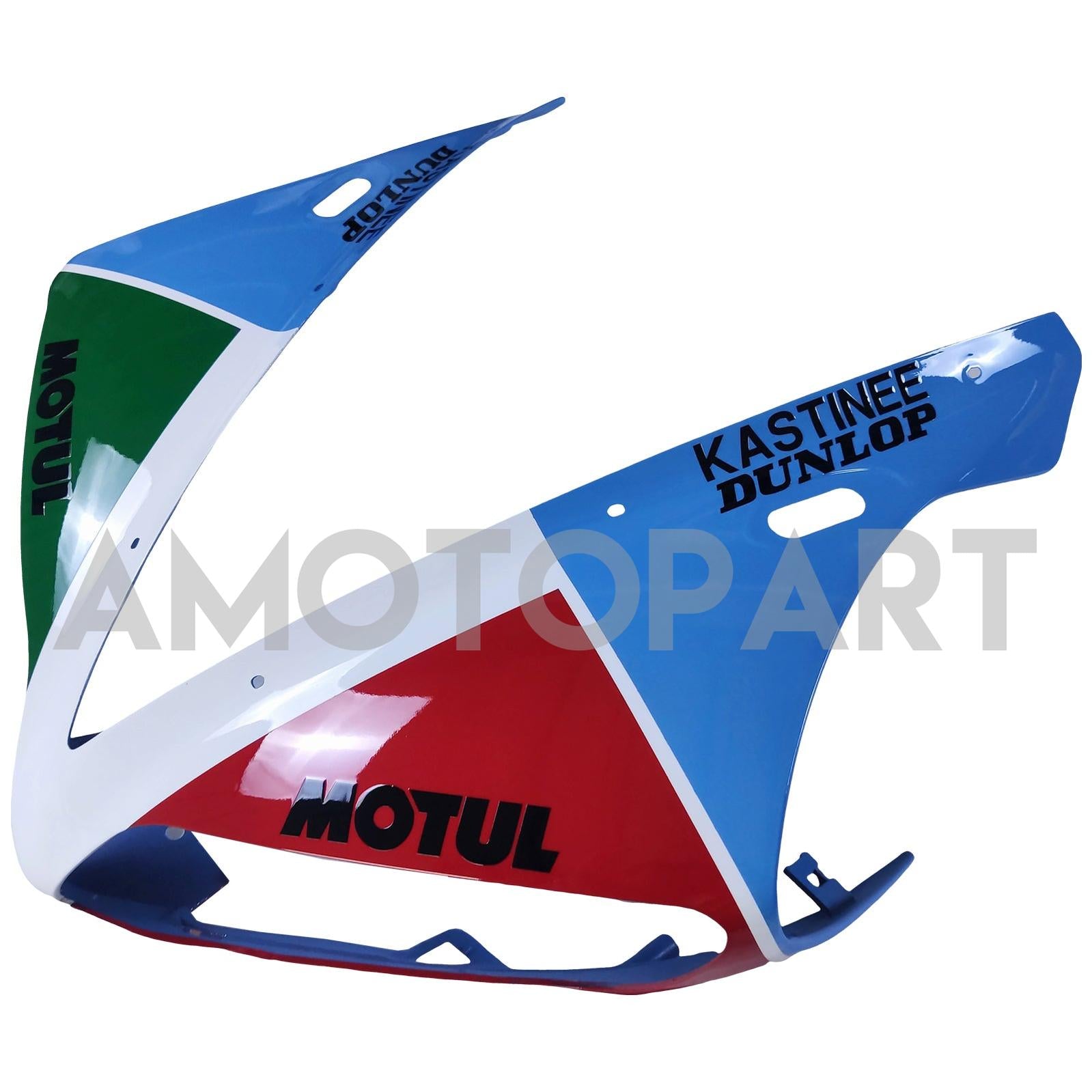 Amotopart Yamaha 2004-2006 YZF 1000 R1 White Golden Logos Fairing Kit