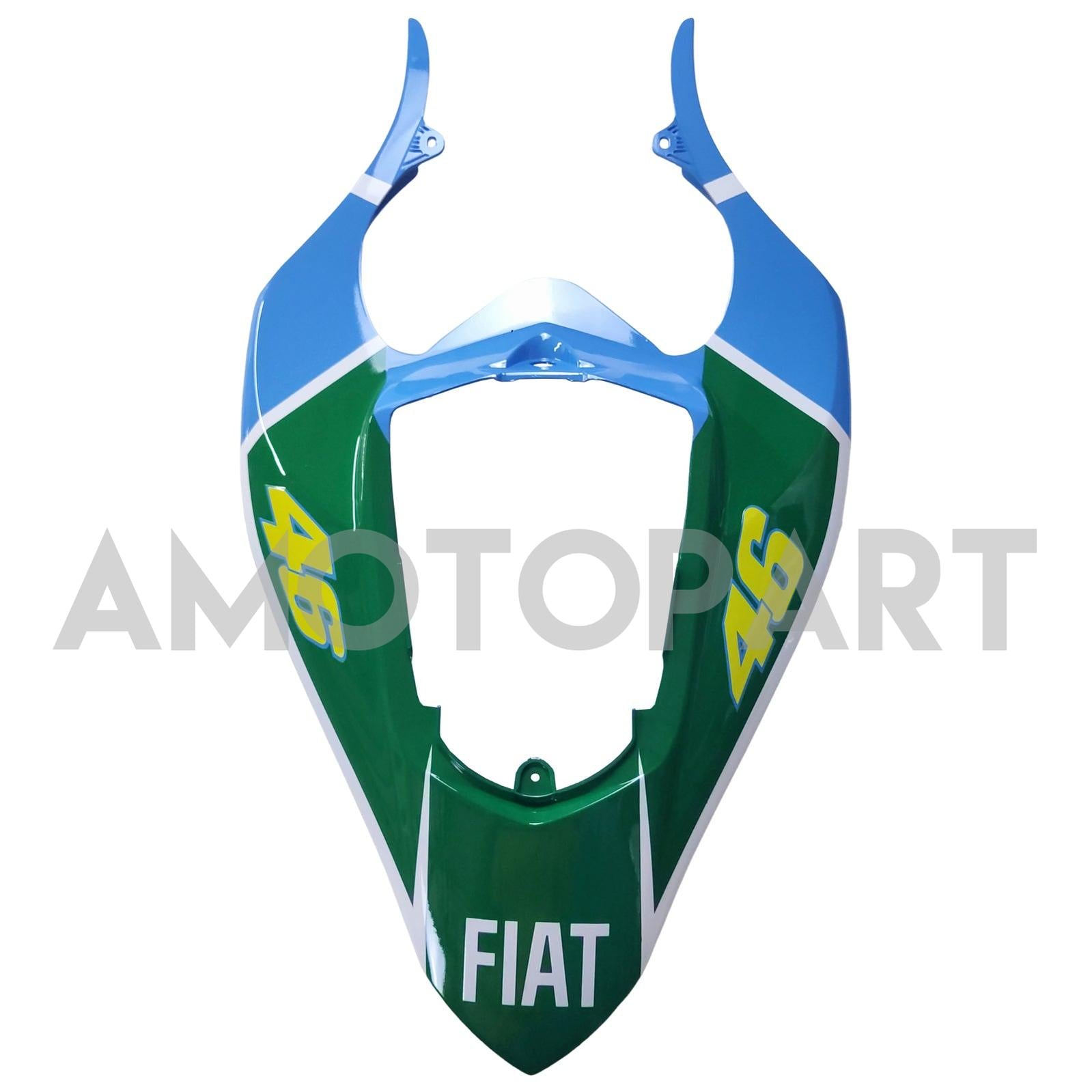 Amotopart Yamaha 2004-2006 YZF 1000 R1 White Golden Logos Fairing Kit
